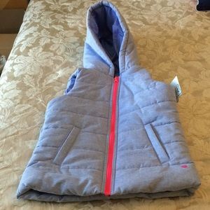 Sky Blue Puffy Vest.